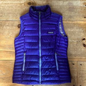 Purple Patagonia Down Sweater Vest